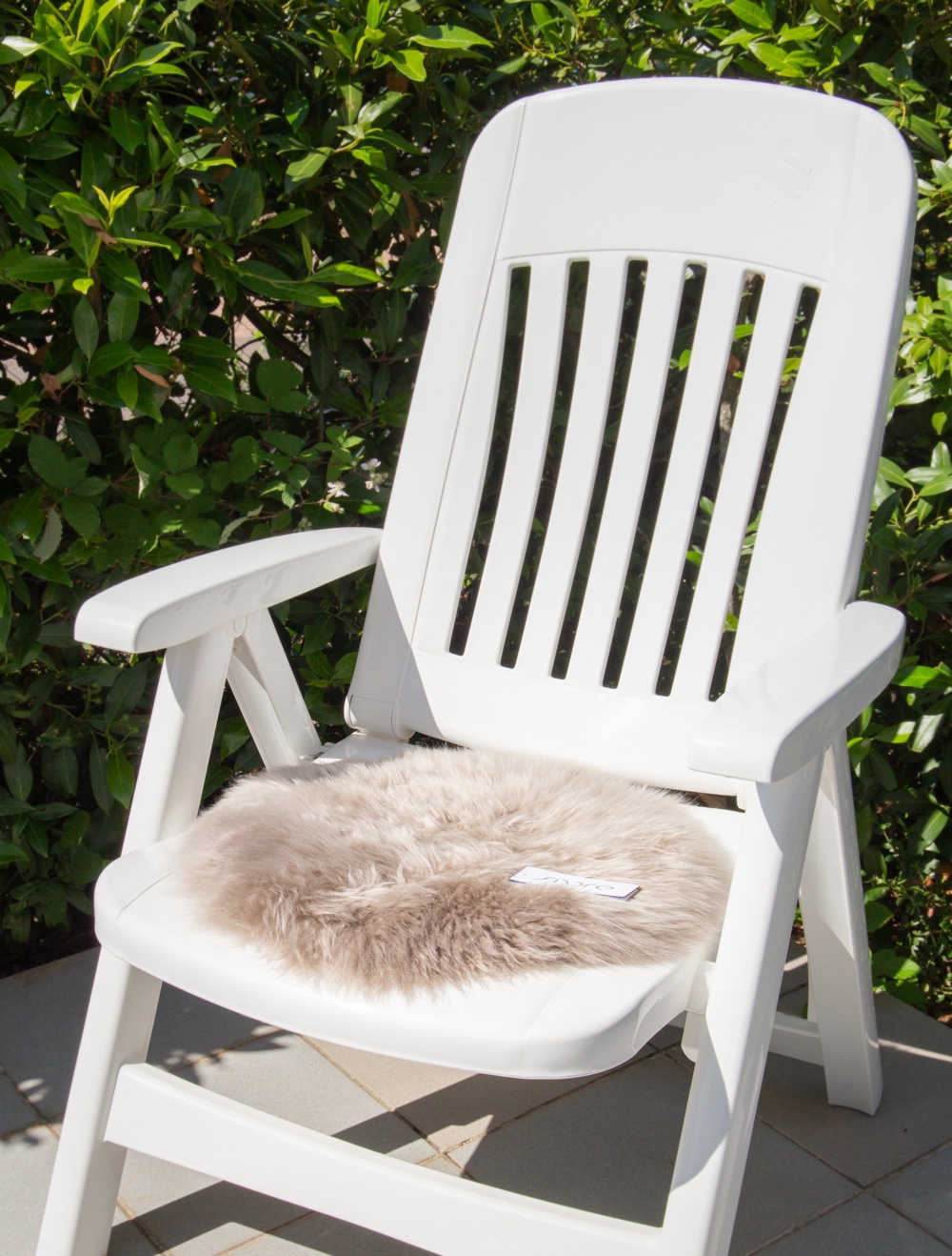 S O N D E R A K T I O N – Neuseeland-Schaffell Sitzauflage – Ø 37 cm von Auskin – Farbe VOLE – Bild 3
