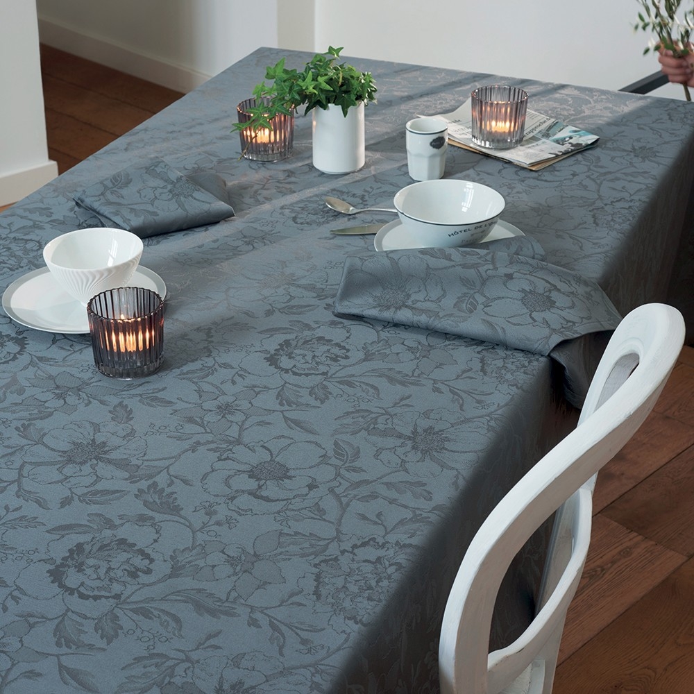 MILLE CHARMES ANTHRACITE – Tischdecke von Garnier Thiebaut