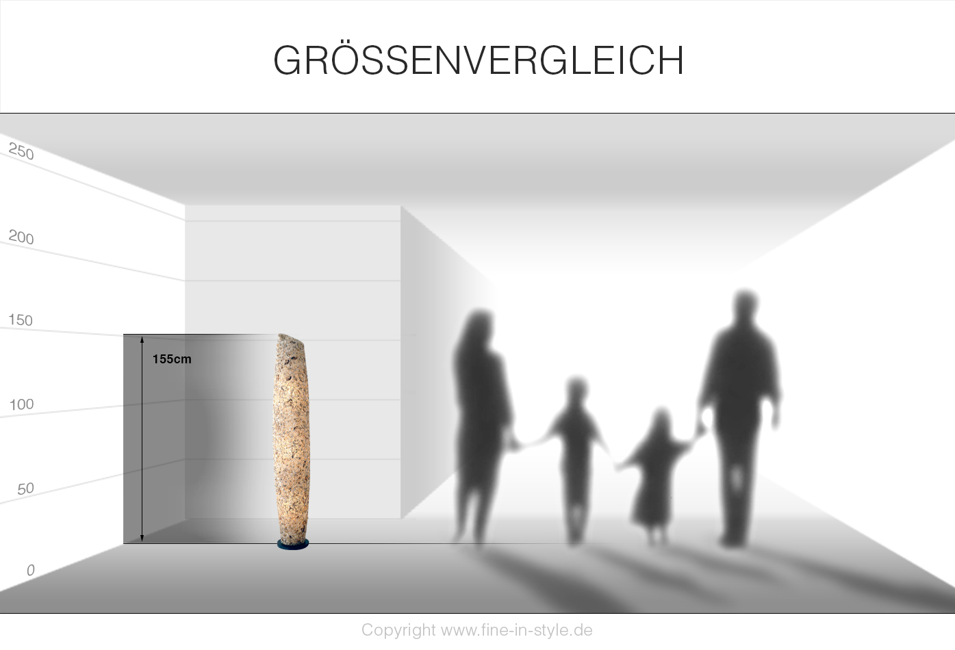 SIRENA – Stehleuchte 3-flg. – Bild 2