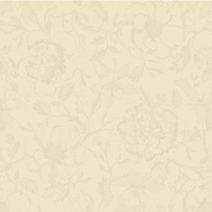 MILLE CHARMES ECRU DE BLANC – Beschichtetes Tischset von Garnier Thiebaut, écru 