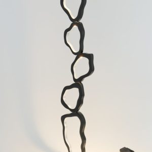 INFERNALE – Stehleuchte 5-flg. Silber