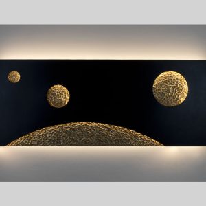 GALASSIA – Wandleuchte Silber