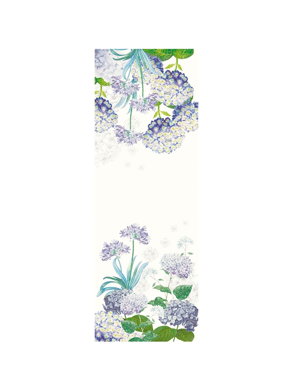 JARDIN DE BRETAGNE BLEU – Tischläufer von Garnier Thiebaut