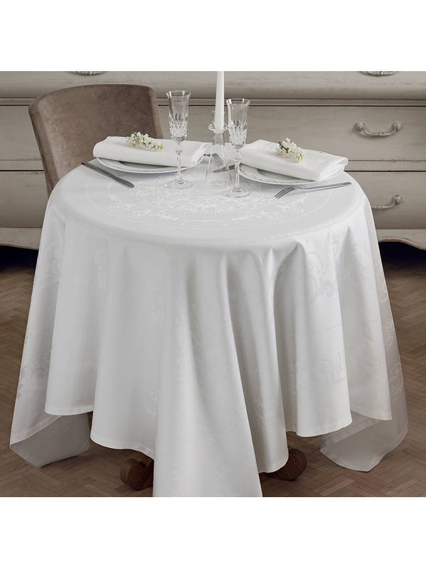 COMTESSE BLANCHE BLANC – Tischdecke von Garnier Thiebaut – Bild 4