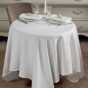 COMTESSE BLANCHE BLANC – Tischdecke von Garnier Thiebaut