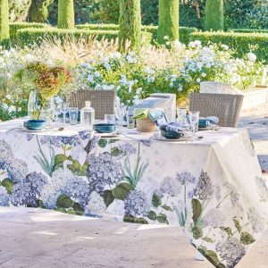 JARDIN DE BRETAGNE BLEU – Tischdecke von Garnier Thiebaut