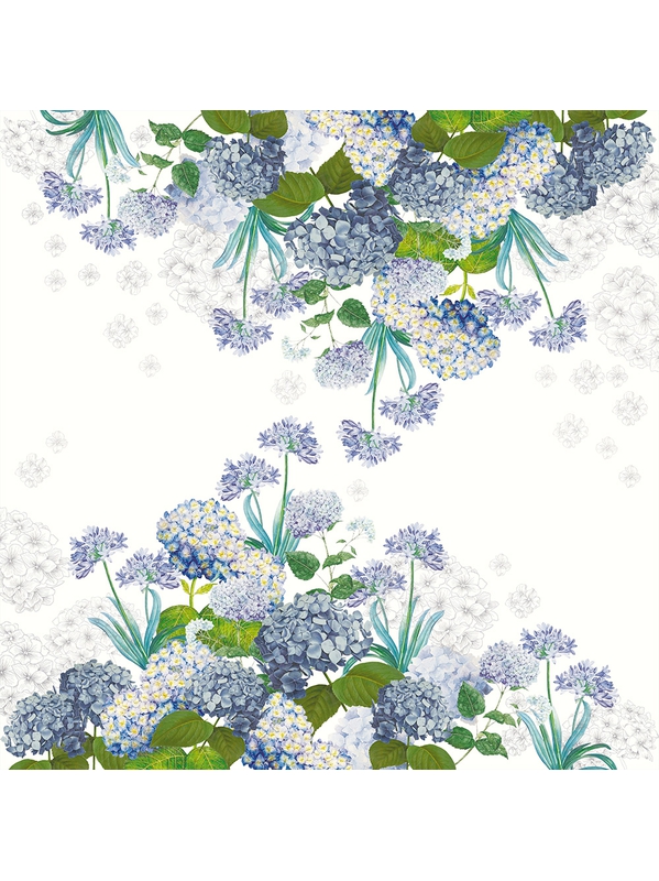 JARDIN DE BRETAGNE BLEU – Tischdecke von Garnier Thiebaut – Bild 3