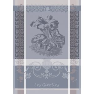 LES GIROLLES ANTHRACITE – Geschirrtuch von Garnier-Thiebaut