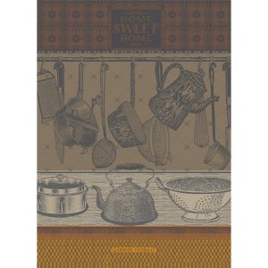 HOME SWEET HOME SAFRAN – Geschirrtuch von Garnier-Thiebaut
