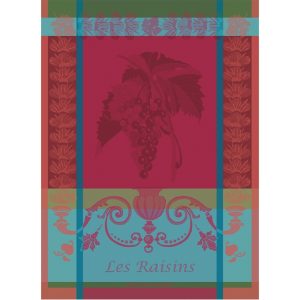 LES RAISINS LIE DE VIN – Geschirrtuch von Garnier-Thiebaut