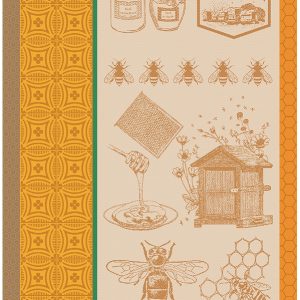 MIEL ET ABEILLES OCRE – Geschirrtuch von Garnier-Thiebaut