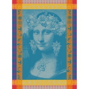 MONA LISA BLEU – Geschirrtuch von Garnier-Thiebaut