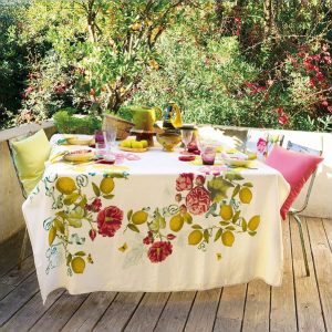 CITRONS DE MENTON ROMANCE – Tischdecke von Garnier Thiebaut