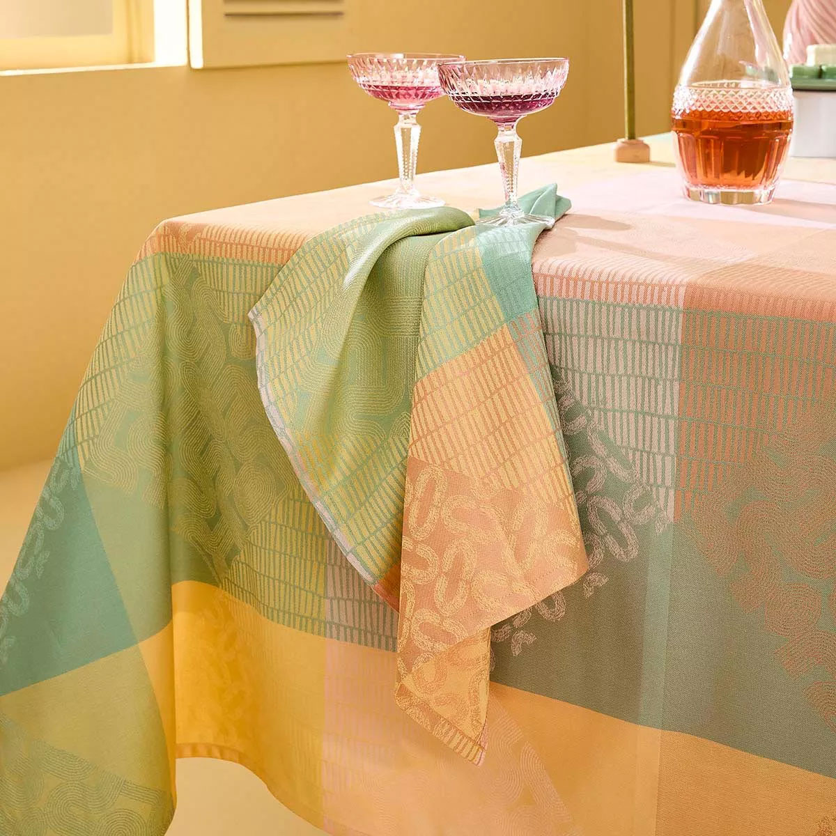 MILLE EMPREINTES PASTEL – Serviette von Garnier Thiebaut
