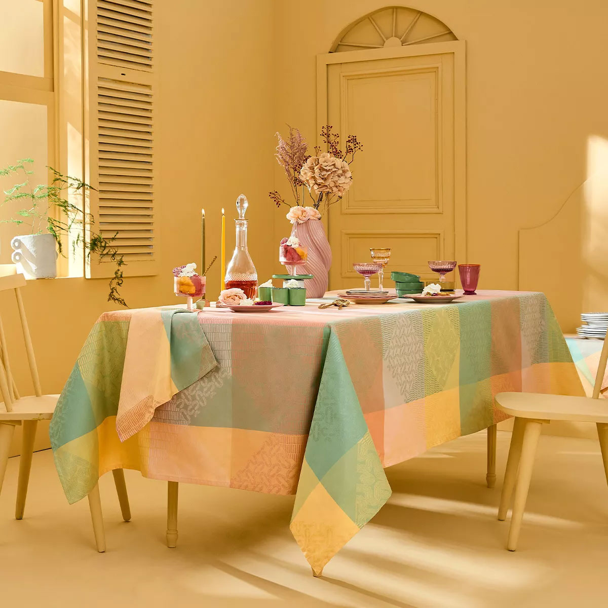 MILLE EMPREINTES PASTEL – Tischdecke von Garnier Thiebaut